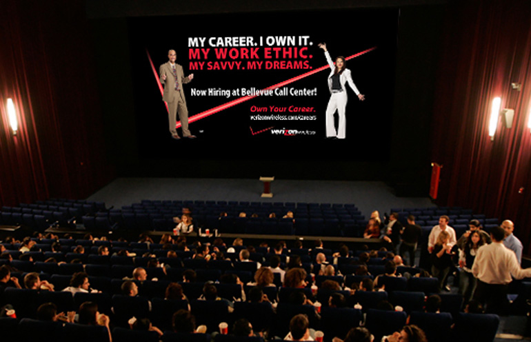 innovative digital cinema advertising